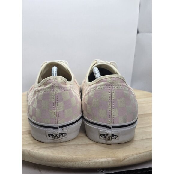 Vans Chalk Pink Checker board Mens Size 13  Sneakers skate shoes 721356 - Picture 6 of 9